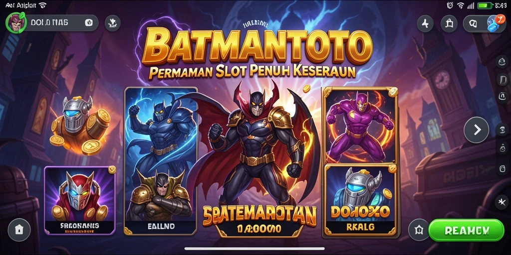 Gameplay mendebarkan di BATMANTOTO, dengan banyak slot menarik.
