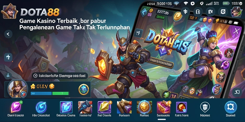 Screenshot utama DOTA88 menampilkan gameplay Kasino yang dinamis dan menarik.