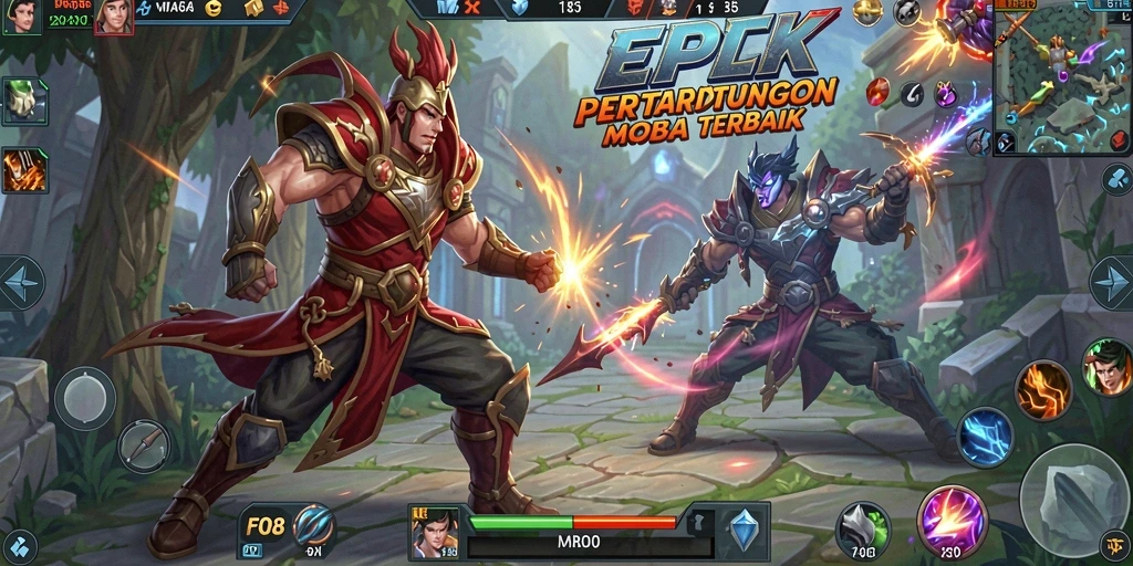 Gameplay <strong>FO8</strong> yang mendebarkan dengan pertarungan tim yang seru.