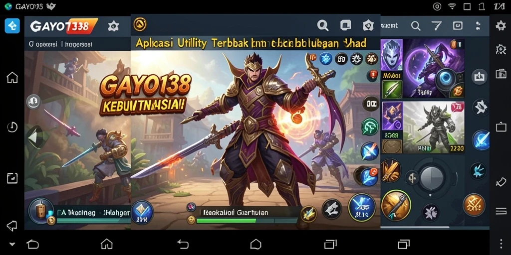 Tampilan antarmuka GAYO138 yang memudahkan pengguna dalam mengatur tugas.