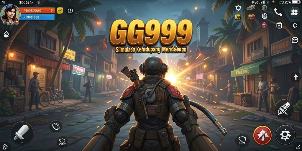 Tampilan gameplay GG999 yang menarik dan interaktif dalam simulasi kehidupan.