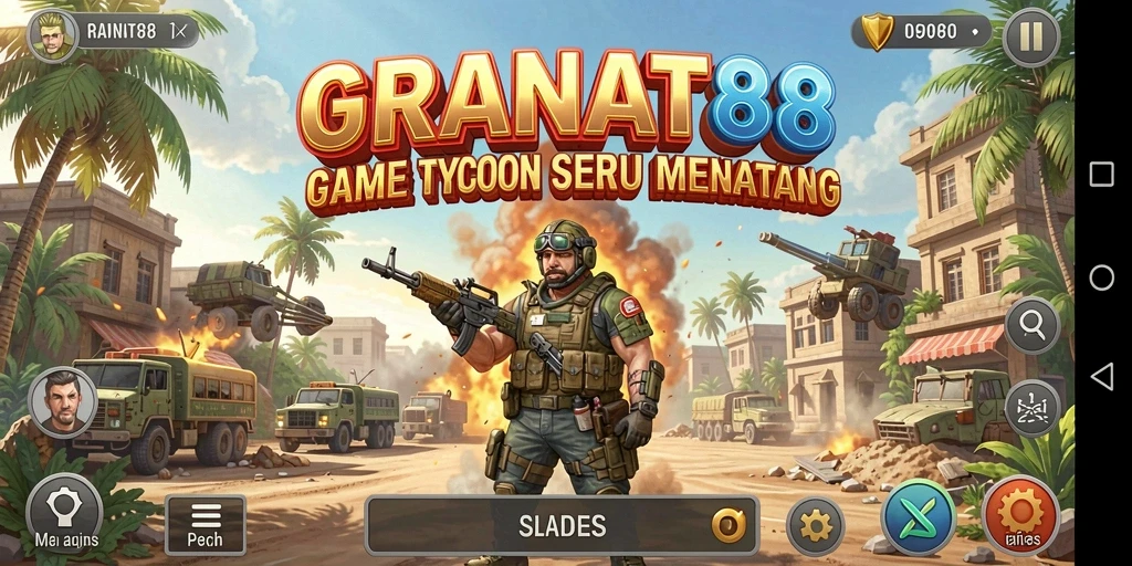 Screenshot GRANAT88 menampilkan gameplay seru dari pengelolaan bisnis Tycoon.
