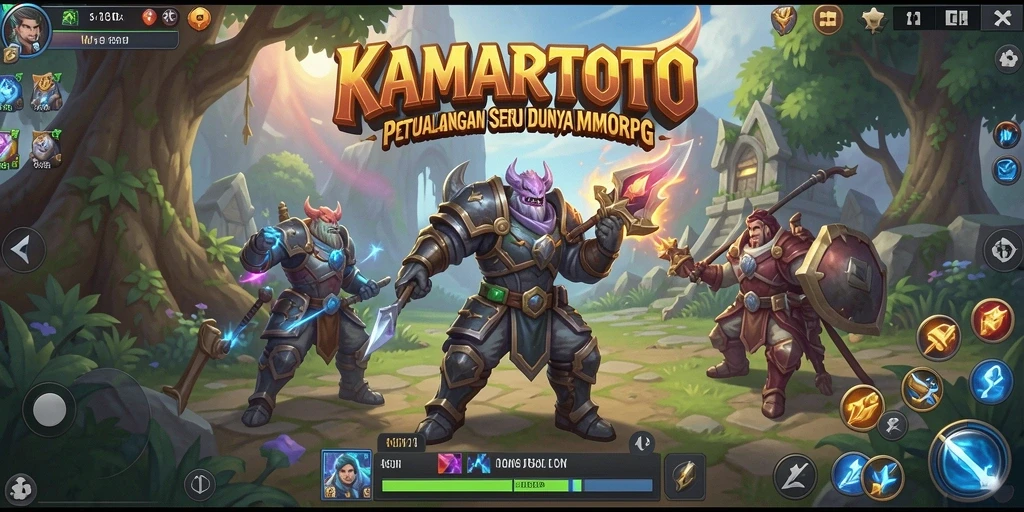 Gameplay KAMARTOTO yang seru dan mendalam dalam dunia MMORPG.