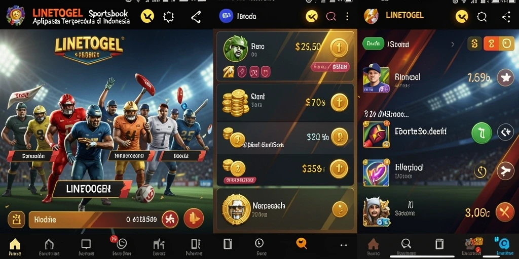 Tangkapan layar paling menarik dari gameplay Sportsbook LINETOGEL.
