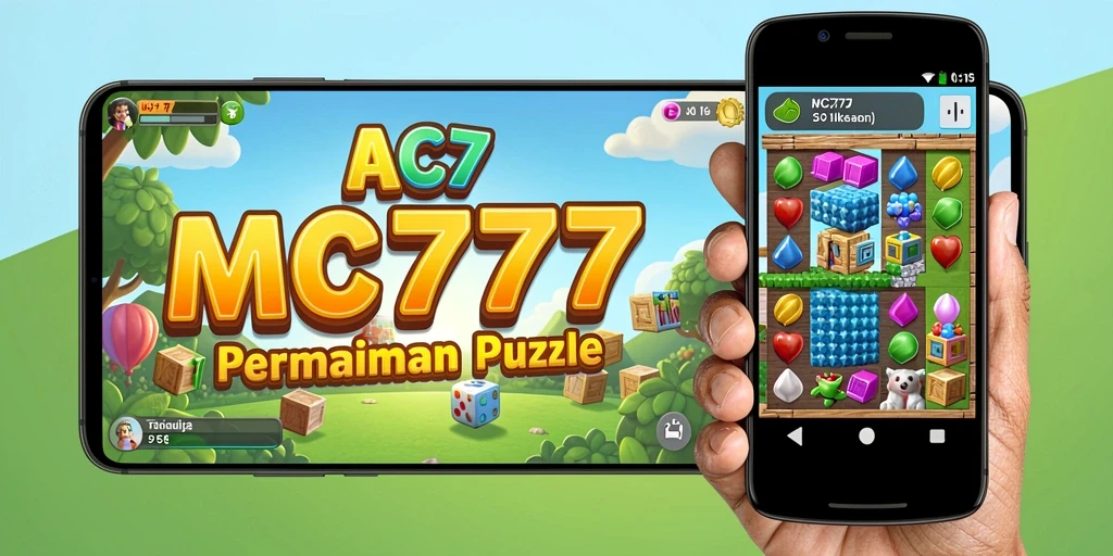 Screenshot utama MC777 menampilkan gameplay Puzzle yang menantang.