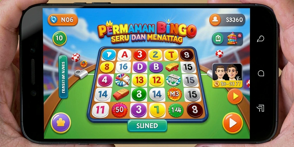 Tampilan seru gameplay Bingo di N06 yang mengasyikkan.