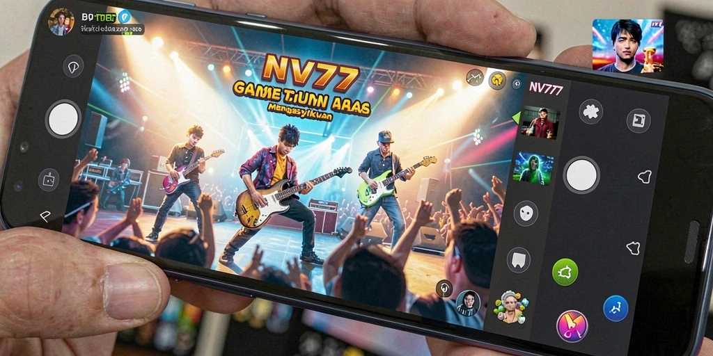 Tampilan gameplay NV77 yang penuh warna dan menarik.