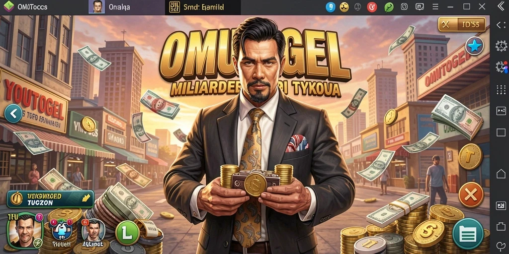 Screenshot gameplay OMUTOGEL menampilkan aksi seru di dunia Tycoon.