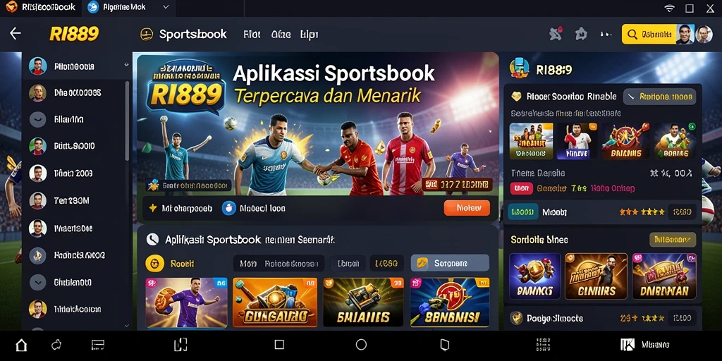 Screenshot utama RI889 menampilkan pengalaman taruhan olahraga yang menarik.