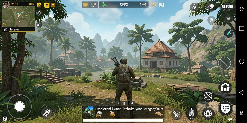 Tampilan menarik dari gameplay Open World RVIP2 yang memukau.