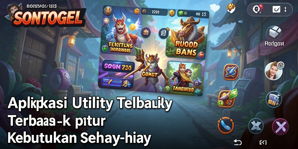 Tampilan antarmuka SONTOGEL yang praktis dan fungsional.