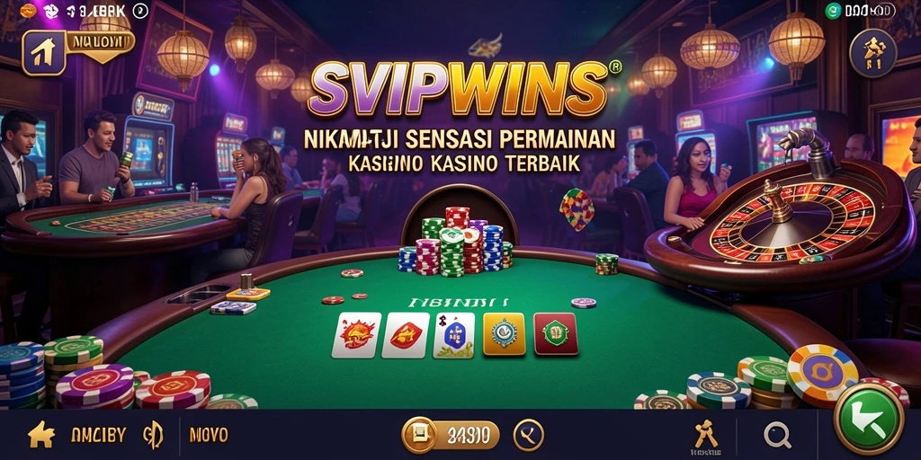 Tampilan menawan dari gameplay SVIPWINS dalam sesi permainan kasino.