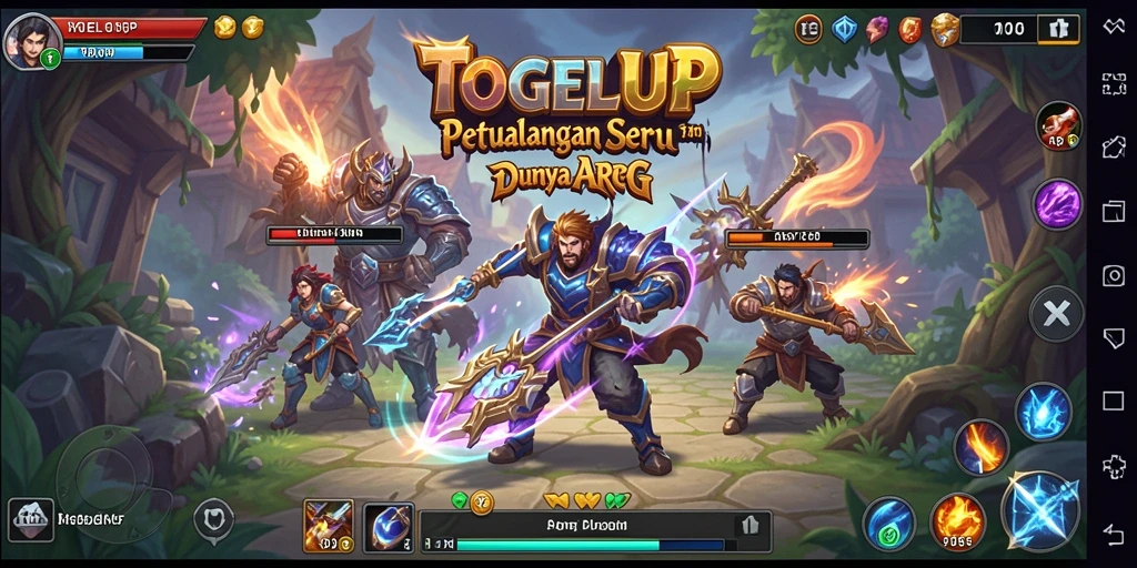 Tampilan gameplay petualangan di TOGELUP yang seru.