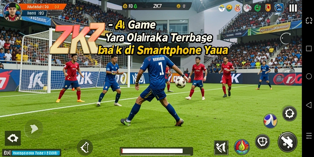 Tampilan gameplay seru ZK7 dengan berbagai cabang olahraga.