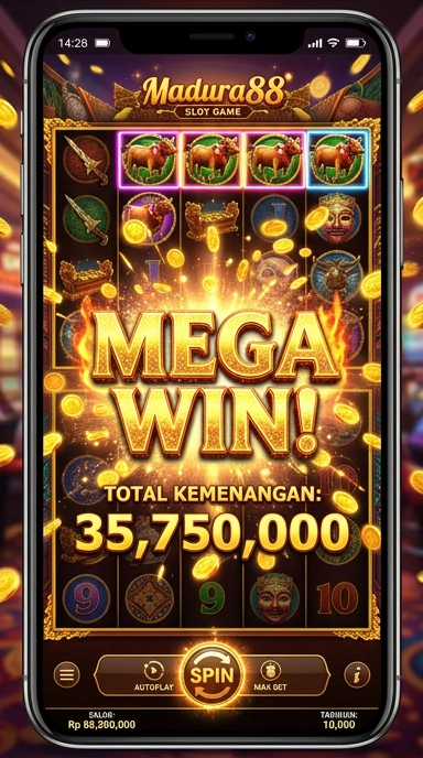 Screenshot antar muka pengguna madura88 yang intuitif.